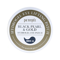 Petitfee Black Pearl & Gold Гидрогелевые патчи для глаз