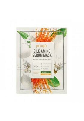 Petitfee Silk Amino Serum Mask Тканевая маска с аминокислотами шелка