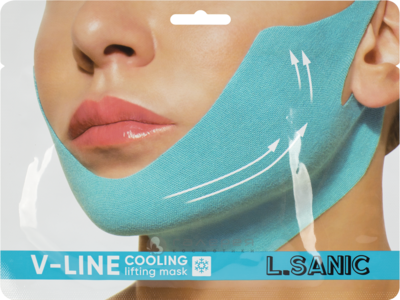 L.Sanic V-line Cooling Lifting Face Mask Маска-бандаж для коррекции овала лица с охлаждающим эффектом