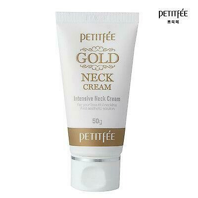Petitfee Advanced Gold Neck Cream крем для ухода за кожей шеи и декольте