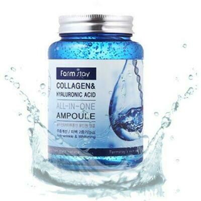 FarmStay Collagen&Hyaluronic Acid Ampoule Ампульная сыворотка с гиалуроновой кислотой и коллагеном
