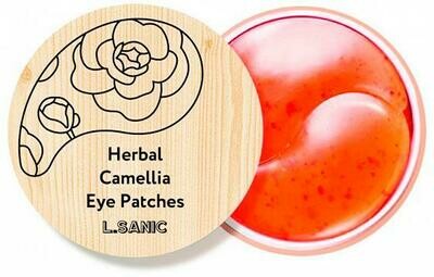 L.Sanic Herbal Camellia Hydrogel Eye Patches Гидрогелевые патчи с экстрактом камелии