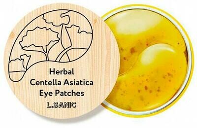 L.Sanic Herbal Centella Asiatica Hydrogel Eye Patches Гидрогелевые патчи с экстрактом центеллы