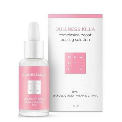 Beautific Dullness Killa Complexion Boost Peeling Solution Всесезонный пилинг 10% с миндальной и PHA-кислотами