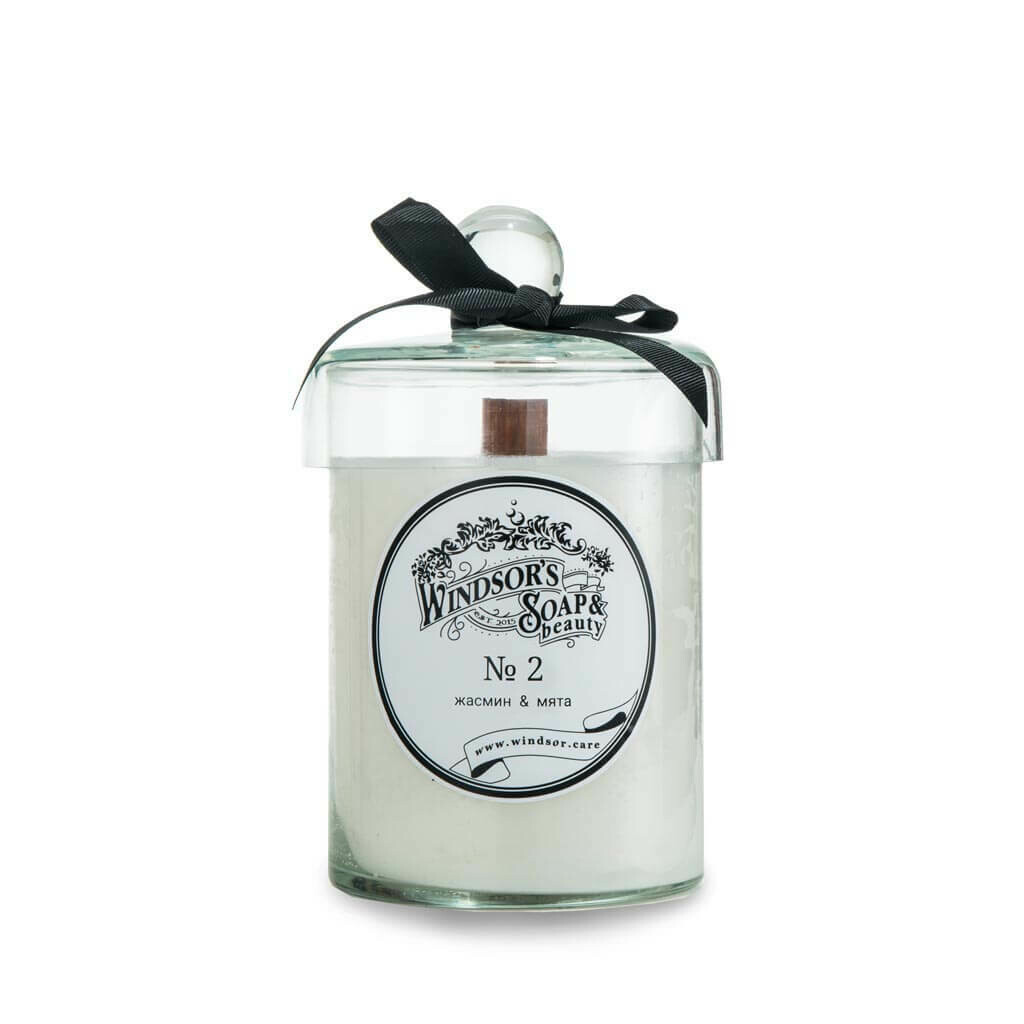 Windsor's Soap Jasmine & Mint Свеча с эфирными маслами жасмина и мяты