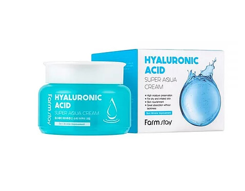 FarmStay Hyaluronic Acid Super Aqua Cream Суперувлажняющий крем с гиалуроновой кислотой