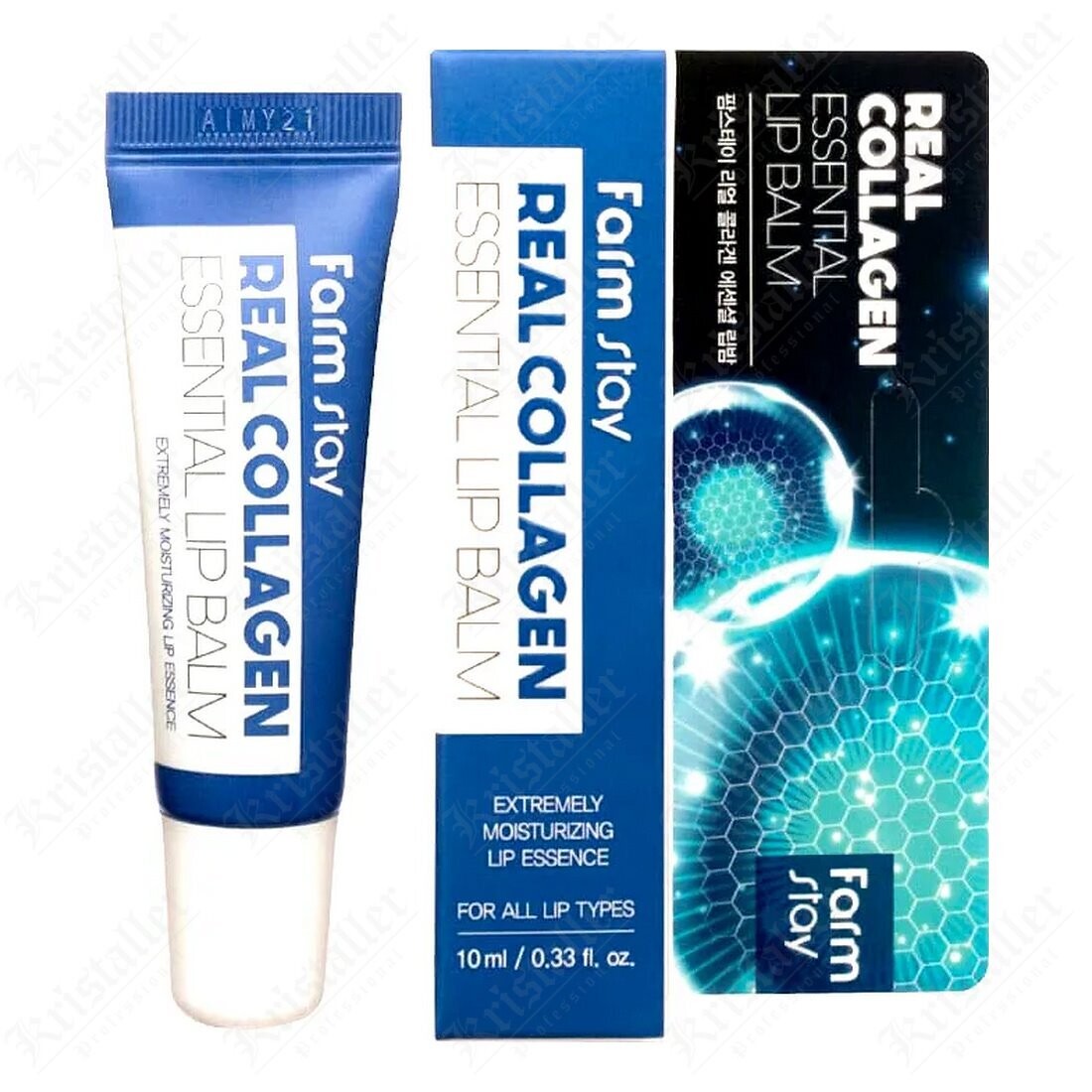FarmStay Real Collagen Essential Lip Balm Суперувлажняющий бальзам для губ с коллагеном