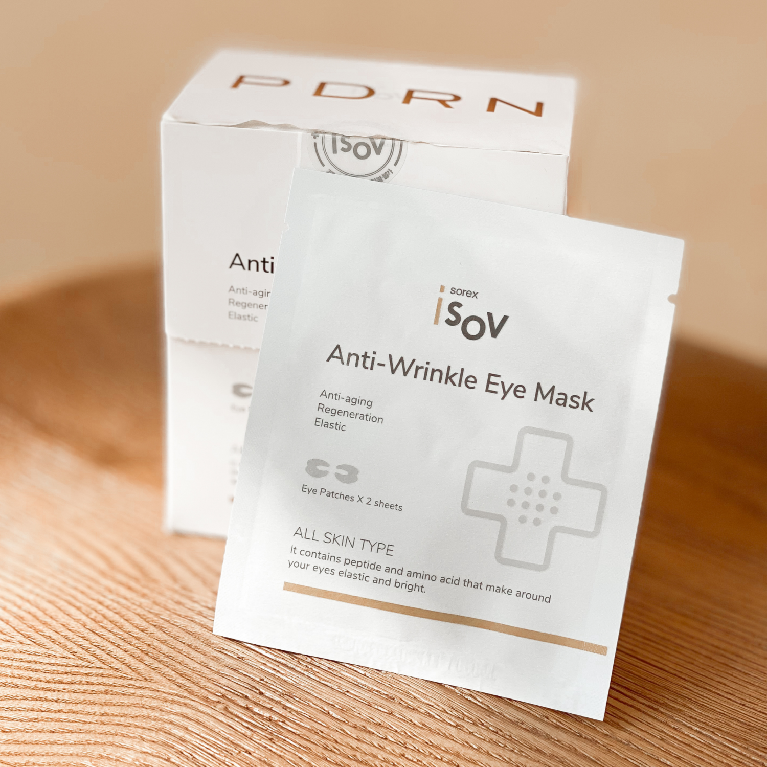 Isov Anti-Wrinkle Eye Mask Лифтинг-патчи на верхнее и нижнее веко