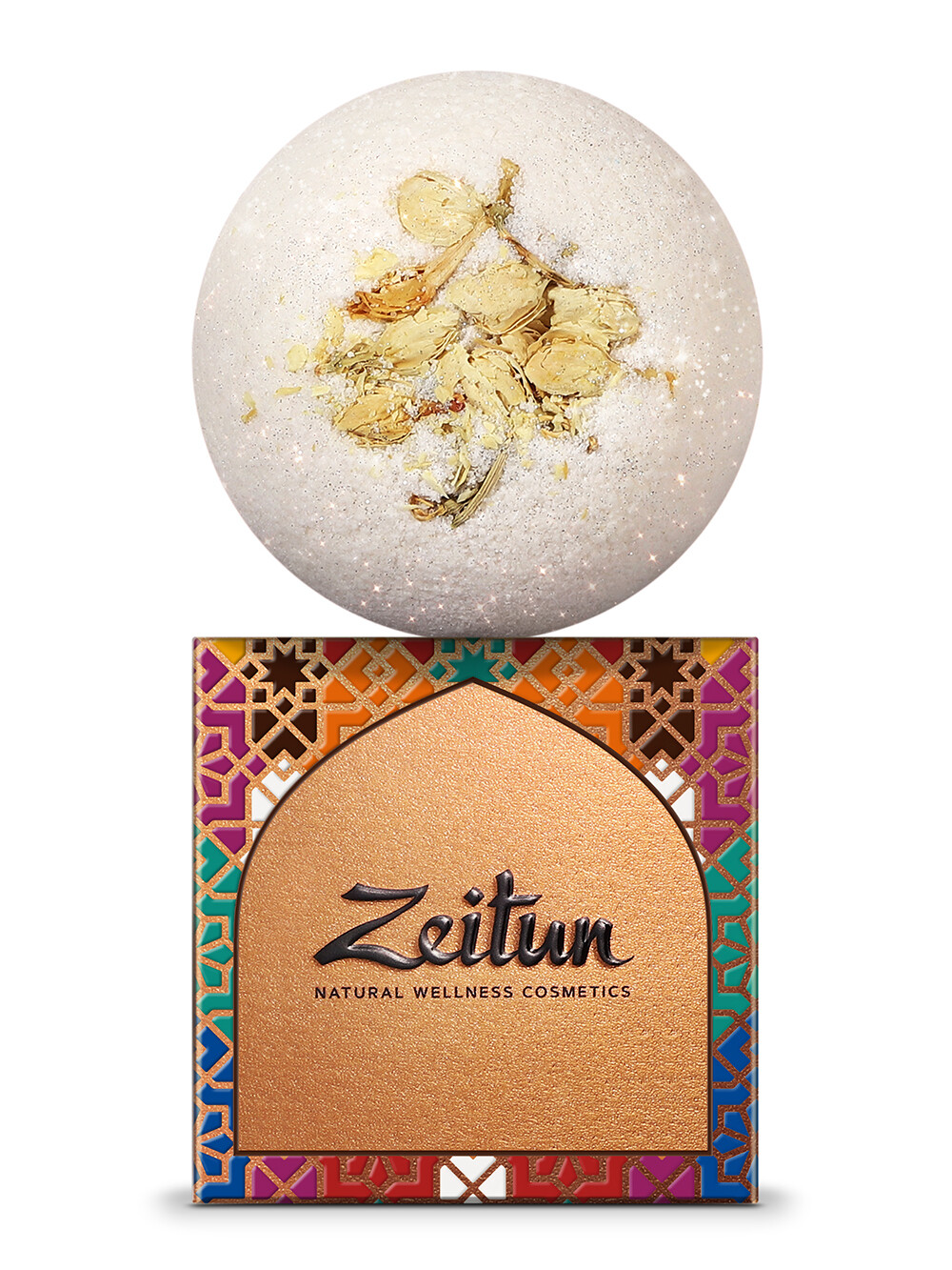 Zeitun Бурлящая бомбочка для ванны "Ритуал соблазна" с эфирным маслом жасмина