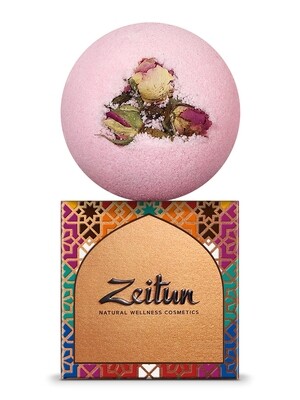 Zeitun Бомбочка для ванны «Ритуал нежности» с маслом розы и персика