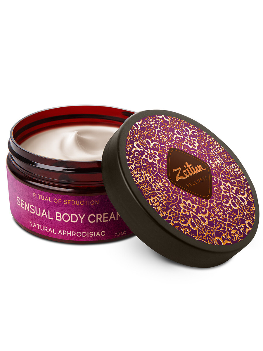 Zeitun Sensual Body Cream Чувственный крем для тела "Ритуал соблазна" с жасмином и натуральным афродизиаком