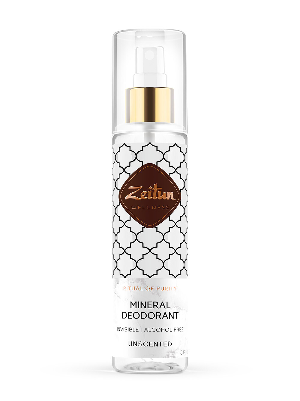 Zeitun Mineral Deodorant Минеральный дезодорант-антиперспирант спрей "Нейтральный" без запаха