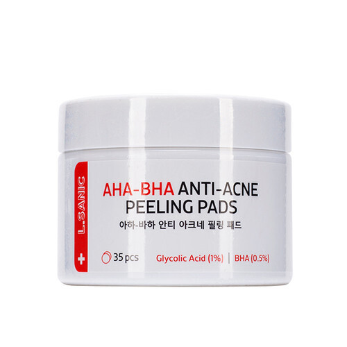L.Sanic AHA-BHA Anti-Acne Peeling Pads Отшелушивающие диски с AHA и BHA кислотами против несовершенств кожи