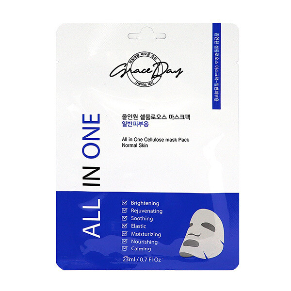 Grace Day All In One Cellulose Mask Pack. Normal Skin Увлажняющая тканевая маска
