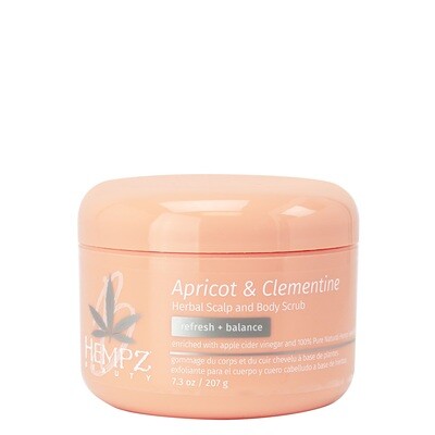 Hempz Apricot & Clementine Herbal Scalp & Body Scrub Скраб для кожи головы и тела Абрикос и Клементин