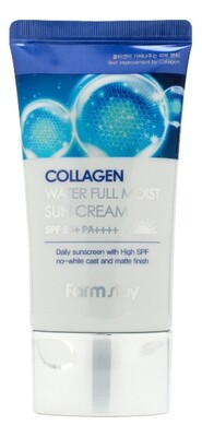 FarmStay Collagen Water Full Moist Sun Cream Увлажняющий солнцезащитный крем с коллагеном SPF50+/PA++++