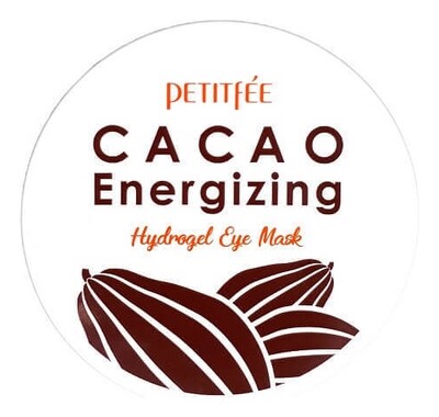 Petitfee Cacao Energizing Hydrogel Eye Mask Разглаживающие гидрогелевые патчи для области вокруг глаз с экстрактом какао