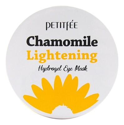 Petitfee Chamomile Lightening Hydrogel Eye Mask Гидрогелевые патчи для глаз осветляющие