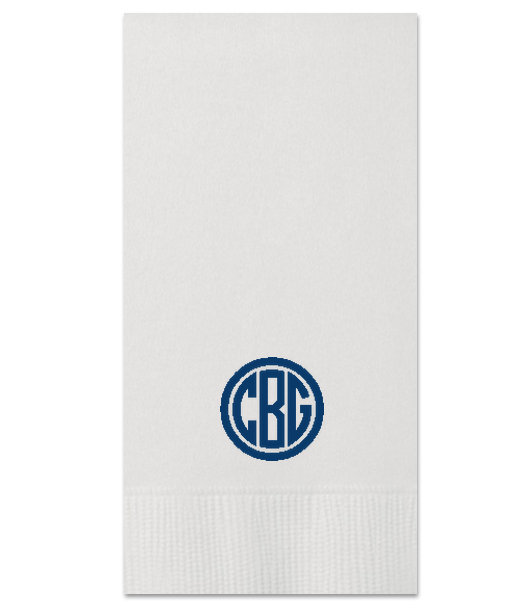 Custom Guest Towels - Monogram