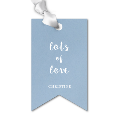 Gift Tag, lots of love
