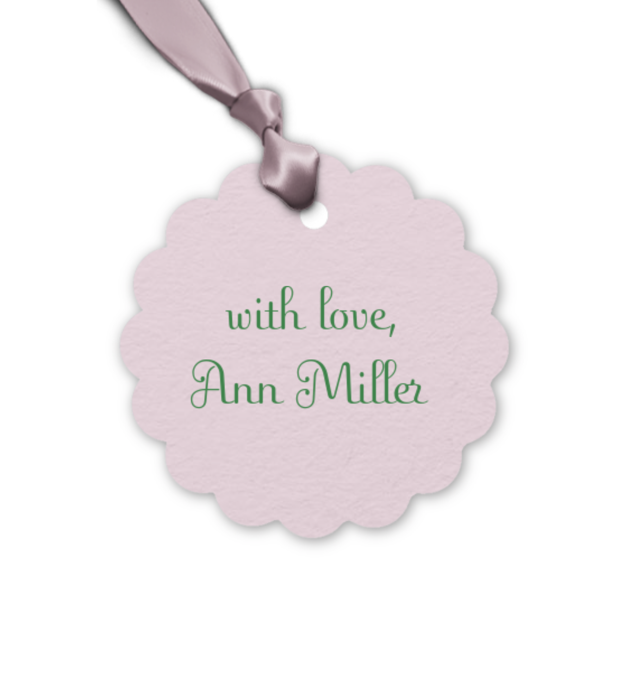 Gift Tag, Scalloped