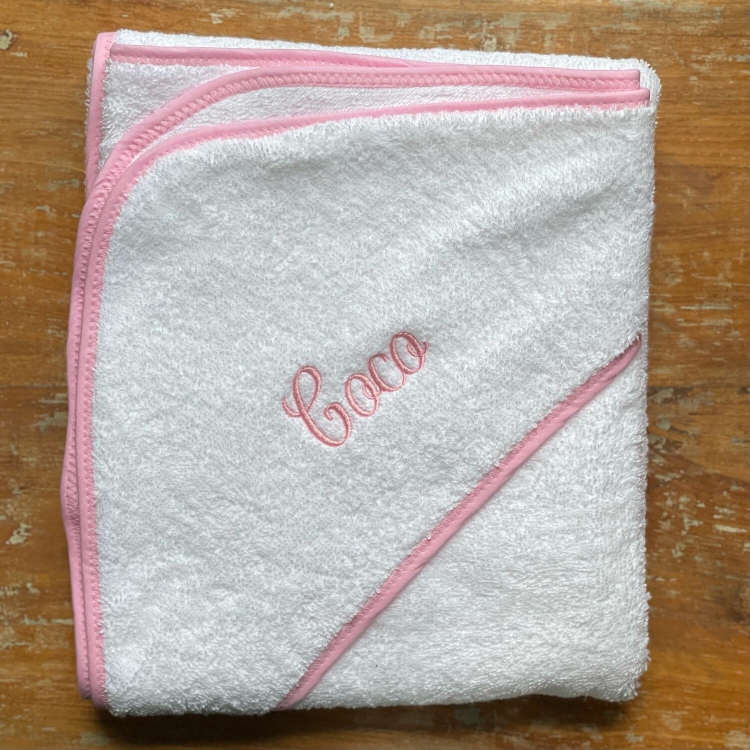 Piped Hooded Towel