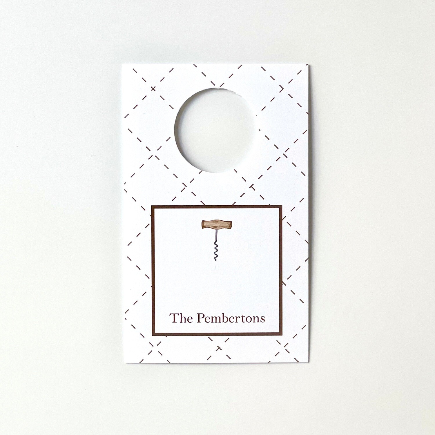 Wine Tag - Corkscrew