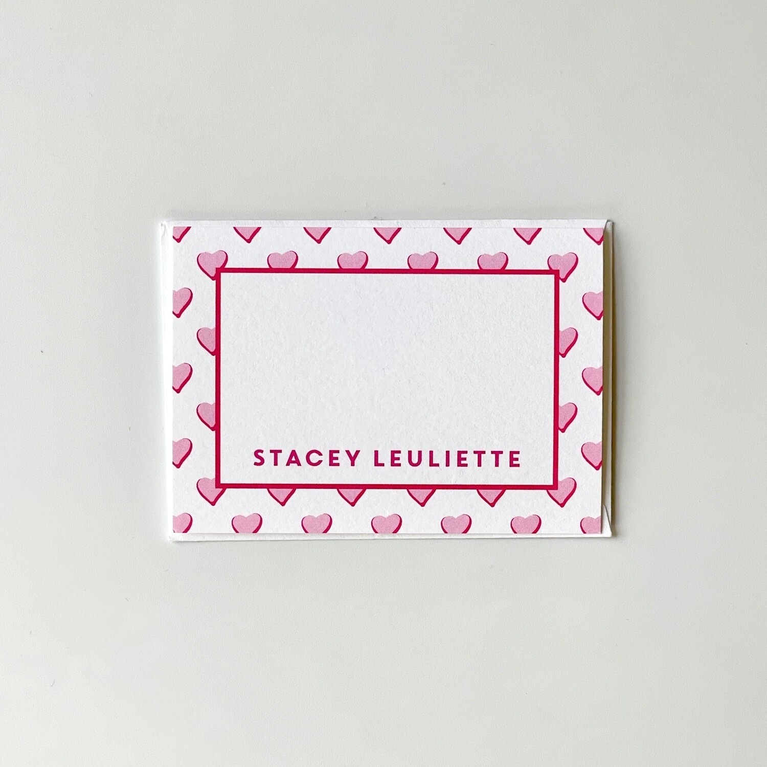 Sweet Hearts, Pink - personalized
