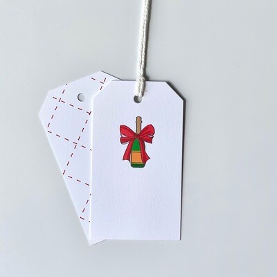 Gift Tag - Holiday Bubbly