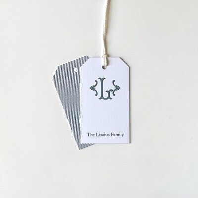 Gift Tag - Custom - Letter