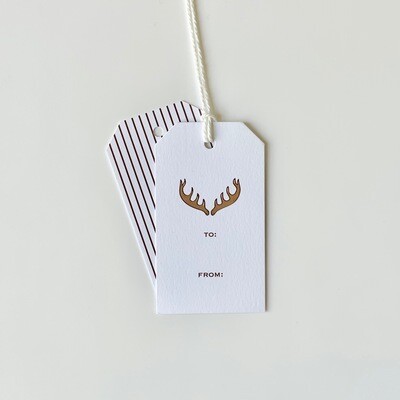 Gift Tag - Antler