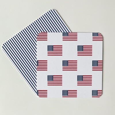 American Flag - Coaster Set