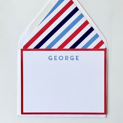 George - stationery