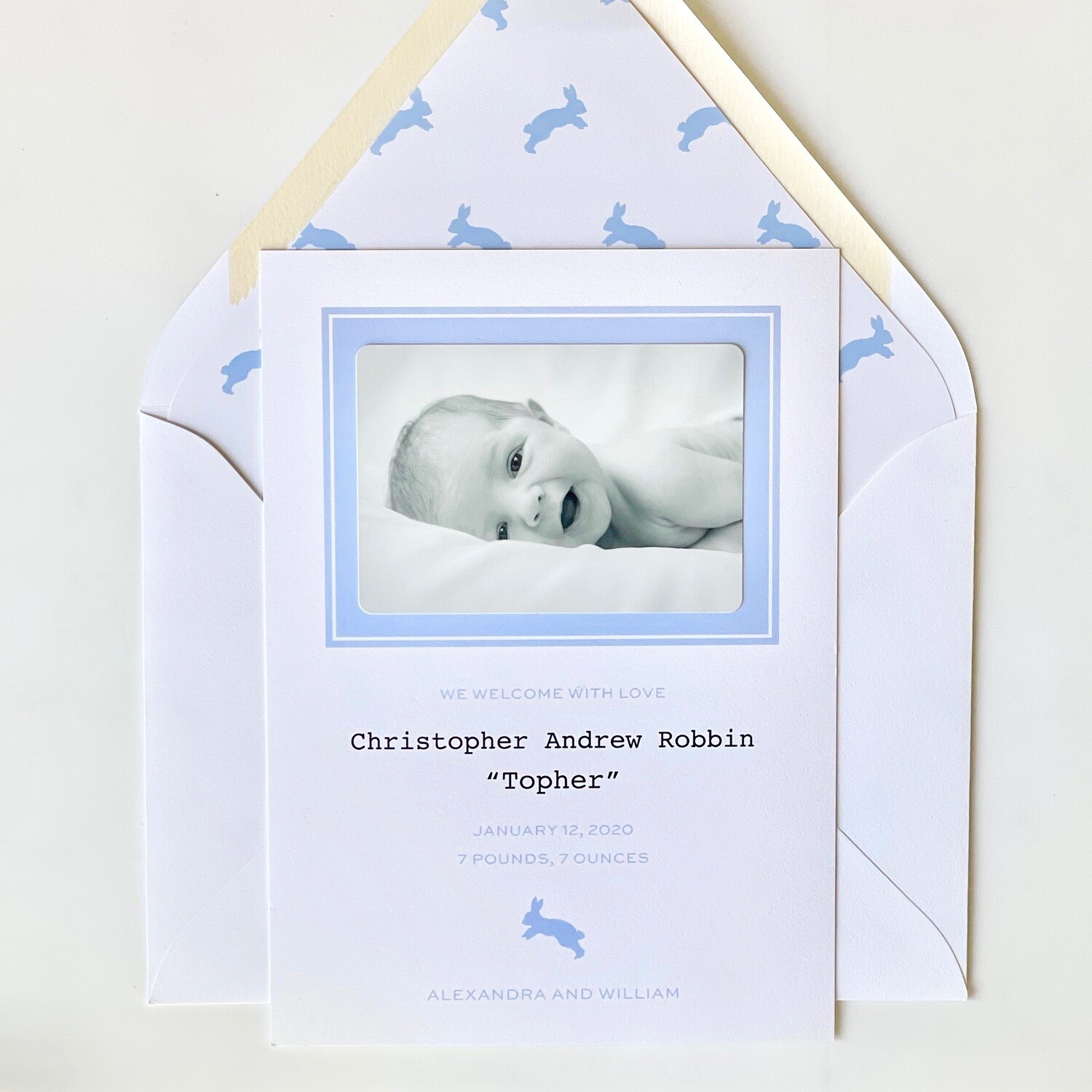 Topher Birth Announcement