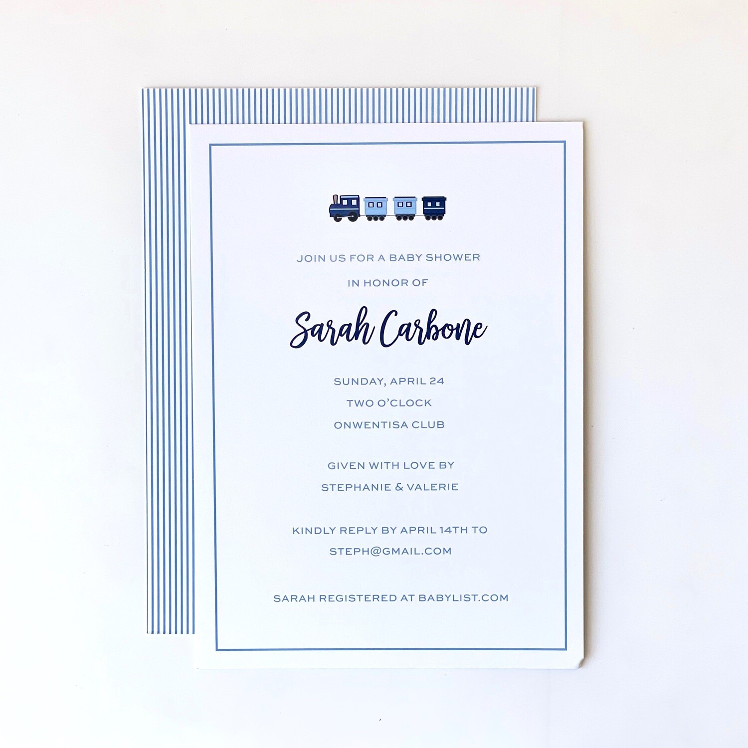 Choo Choo - Baby Shower Invitation