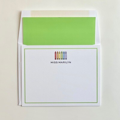 Rainbow Crayon - stationery