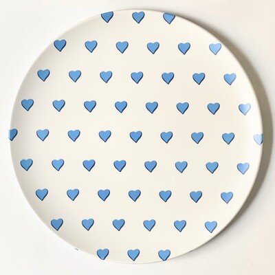 Blue Heart - Plate Set
