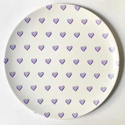 Lavender Heart - Plate Set