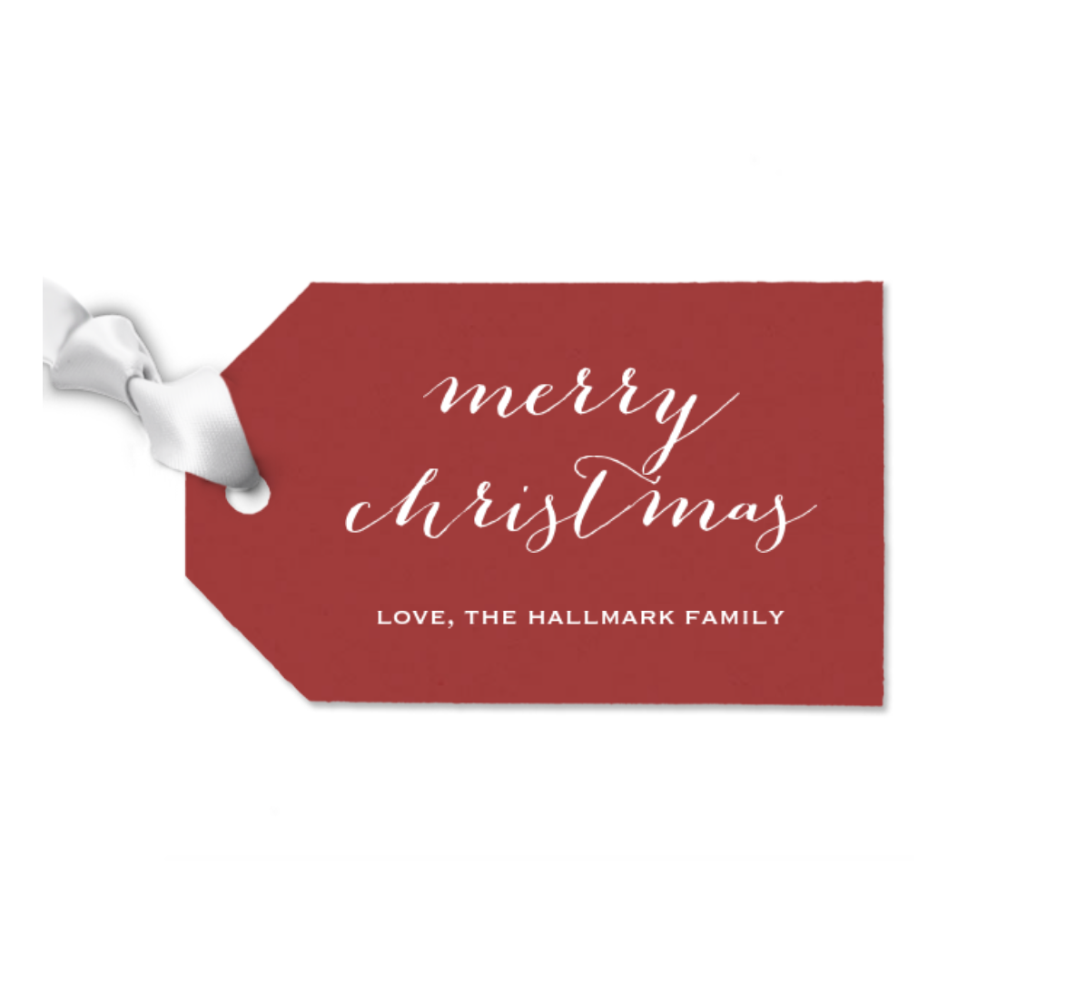 Gift Tag, Merry Christmas