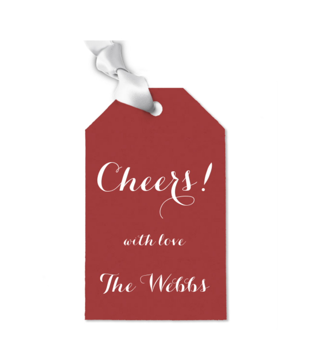 Gift Tag, Cheers
