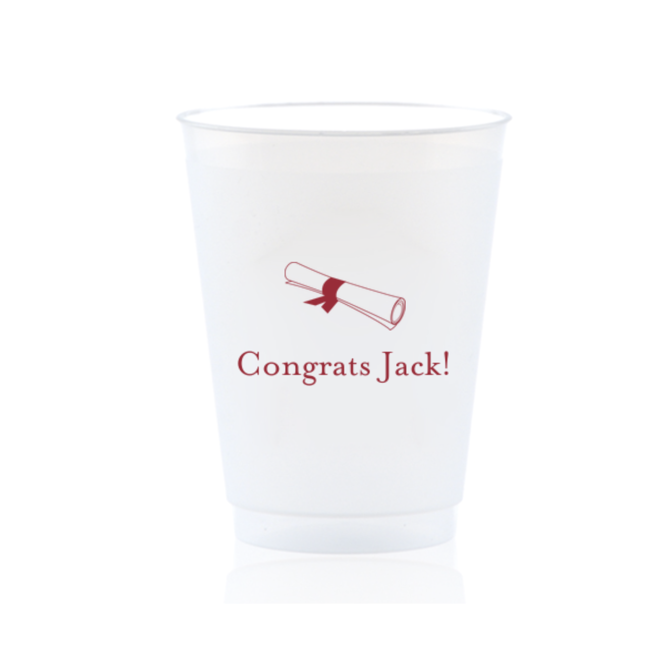 Custom Shatterproof Cups - Diploma
