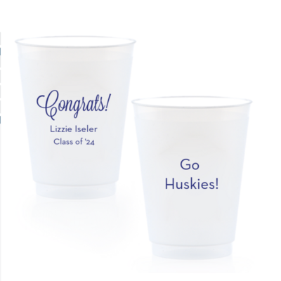 Custom Shatterproof Cups - Congrats!