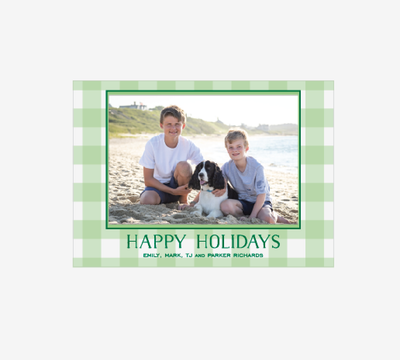 Holiday Gingham, Green