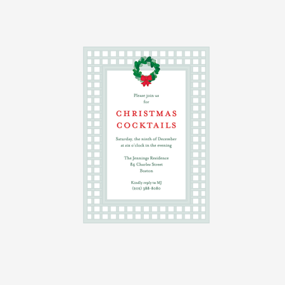 Holiday Trellis Invitation