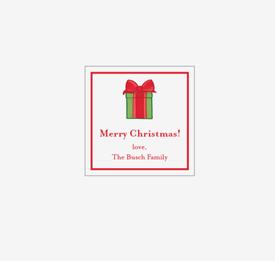 Holiday Present - Personalized Gift Stickers