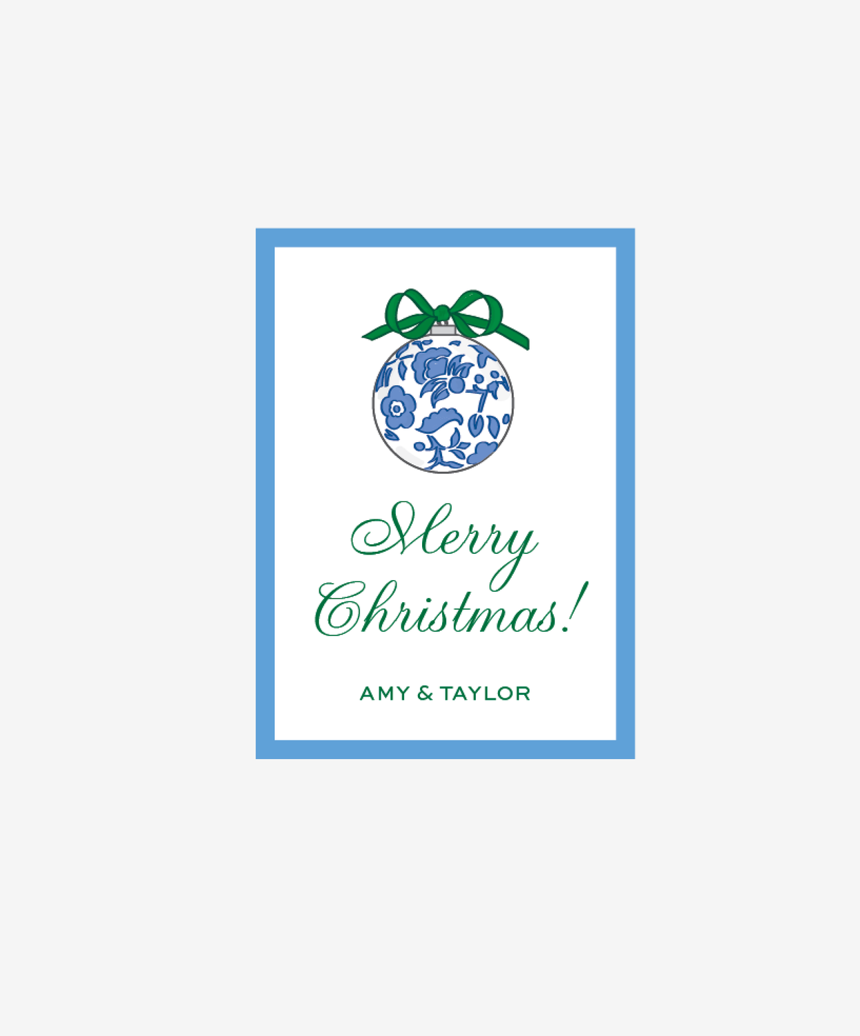 Ornament, Chinoiserie - Personalized Gift Stickers