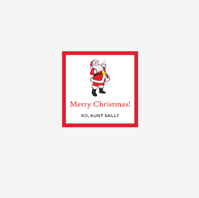 Santa - Personalized Gift Stickers