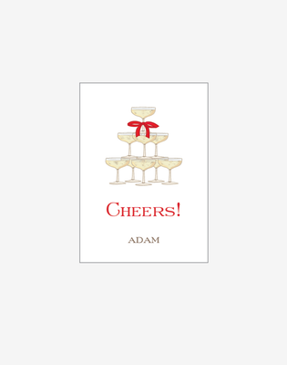 Champagne Tower - Personalized Gift Stickers