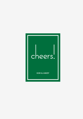 Cheers! - Personalized Gift Stickers