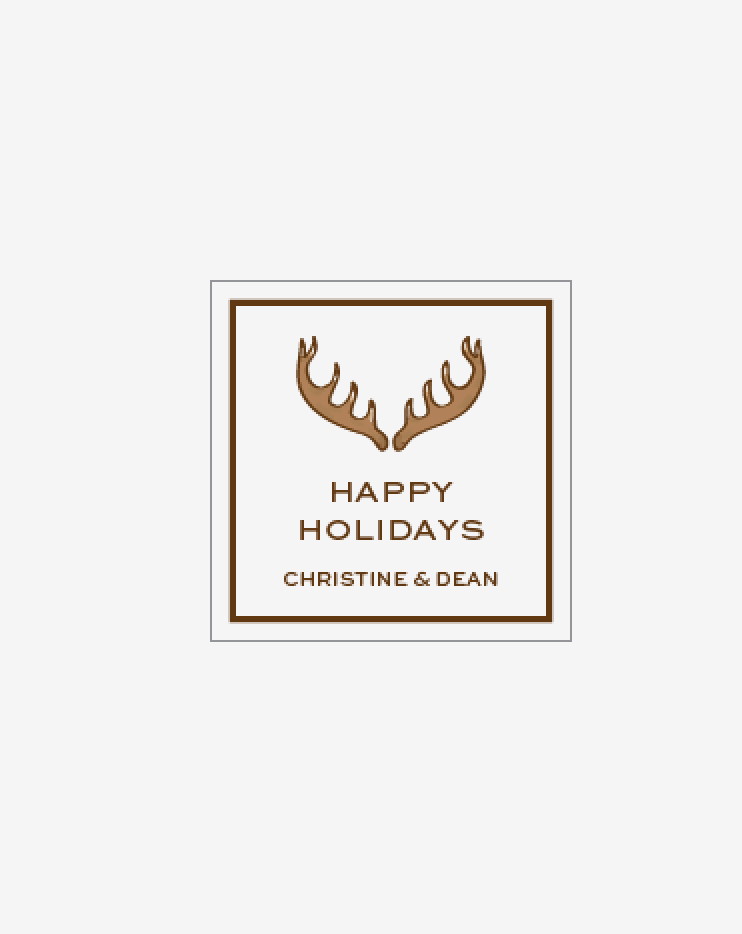 Antler - Personalized Gift Stickers